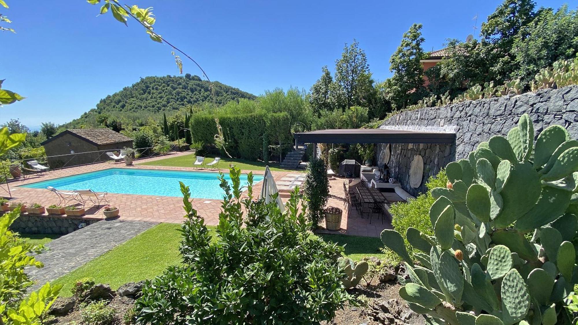 Il Palmento Dell'Etna Villa เตรคาสตาญิ ภายนอก รูปภาพ
